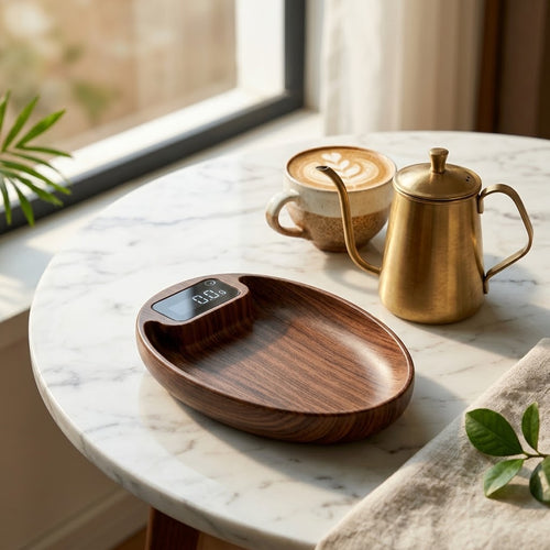 Coffee Dosing Tray – Precision Coffee Bean Measuring Dish for Espresso Preparation