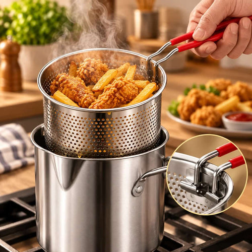 Mini Deep Fryer Pot with Basket