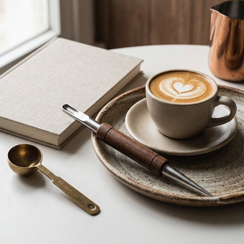 Stainless Steel Latte Art Pen – Coffee Decorating Tool for Milk Foam Designs