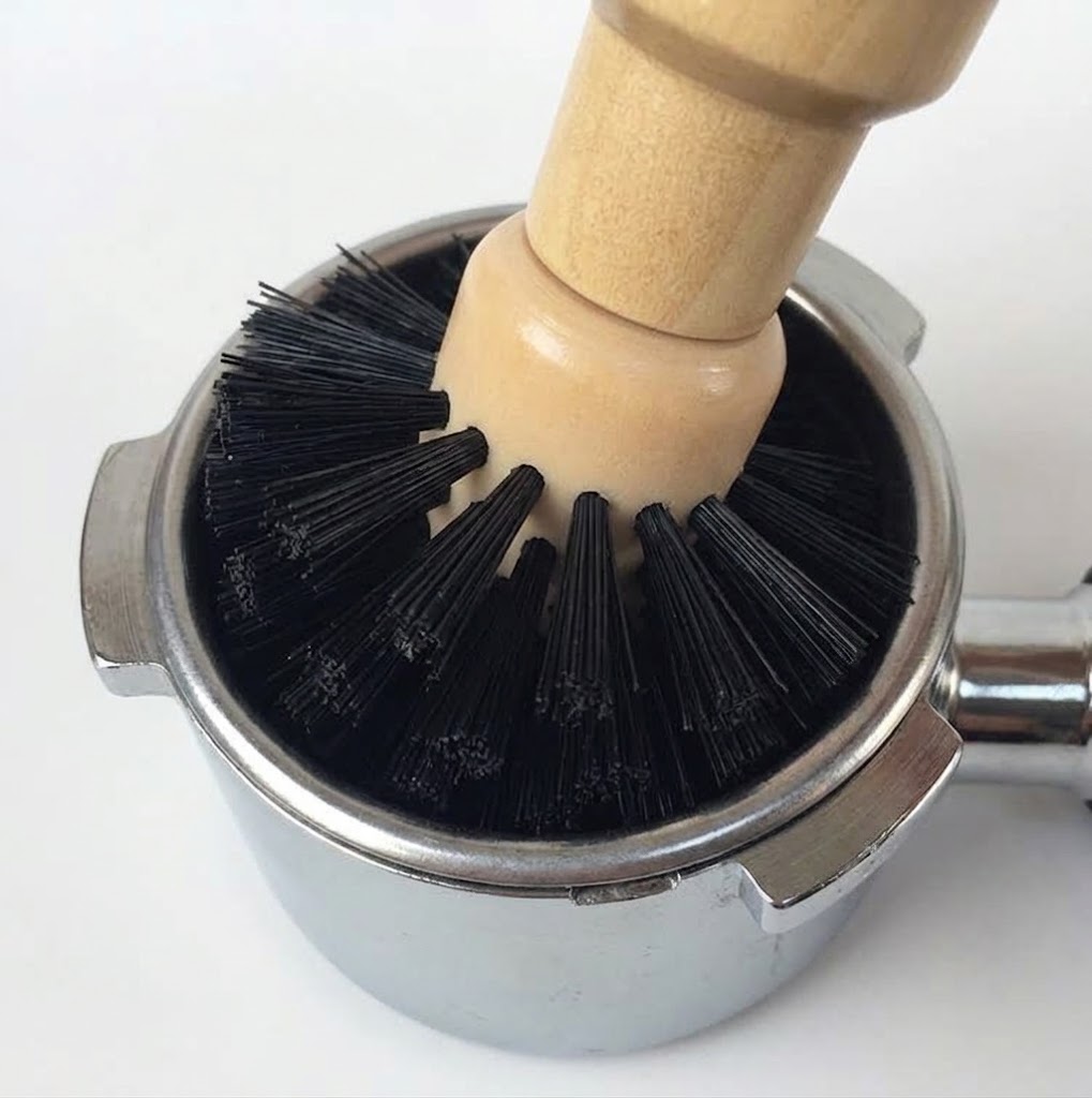 Espresso Machine Cleaning Brush – Coffee Group Head & Portafilter Cleaner