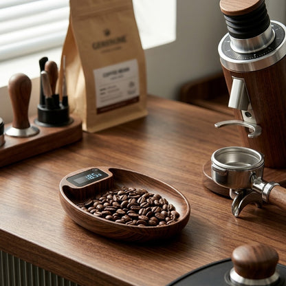 Coffee Dosing Tray – Precision Coffee Bean Measuring Dish for Espresso Preparation