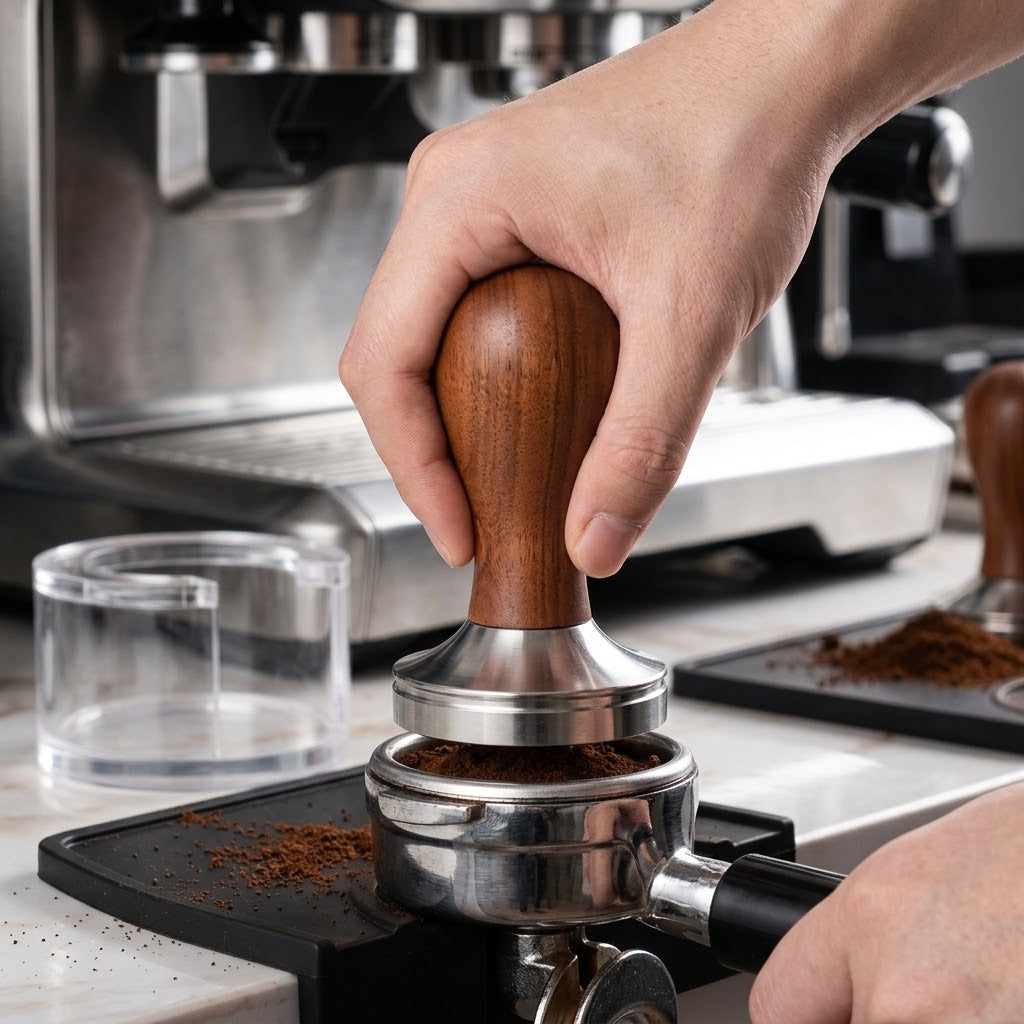 58mm Espresso Coffee Tamper – Stainless Steel Barista Tool