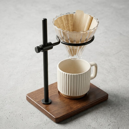 Pour Over Coffee Stand – Adjustable Brewing Holder for Manual Coffee Setup