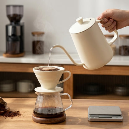 304 Stainless Steel Pour Over Kettle – Gooseneck Coffee Brewing Pot